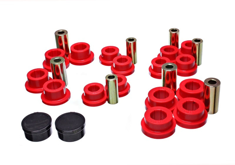 Energy Suspension 2016 Mazda Miata Red Front Control Arm Bushing Set - GTR Auto