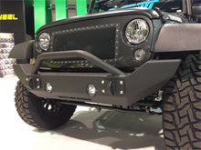 Load image into Gallery viewer, Iron Cross 18-19 Jeep Wrangler JL Stubby Base Front Bumper w/Bar - Matte Black