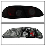 Spyder Toyota Corolla 98-02 Euro Tail Lights Black Smoke ALT-YD-TC98-BSM