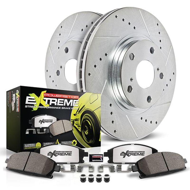 Power Stop 17-21 Tesla X Rear Z26 Street Brake Kit