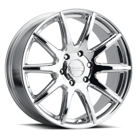 Raceline 159C Spike 18x8in / 6x139.7 BP / 35mm Offset / 106.1mm Bore - Chrome Wheel