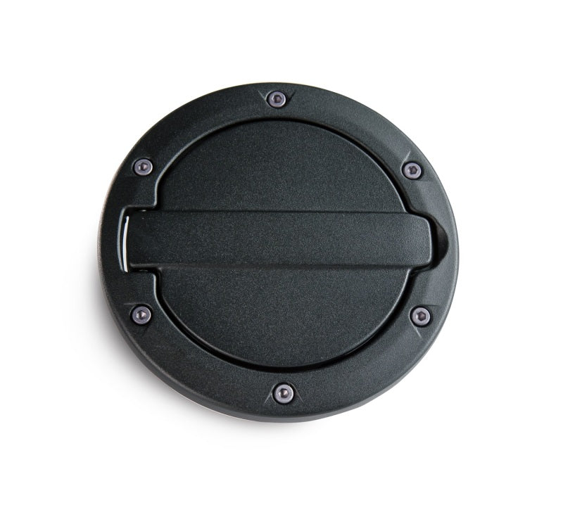 AMP Research 2007-2017 Jeep Wrangler JK 2/4 Door Fuel Door - Black - GTR Auto