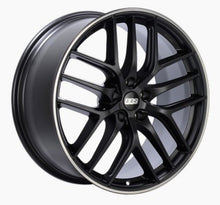 Load image into Gallery viewer, BBS CC-R 19x8.5 5x112 ET30 Satin Black Polished Rim Protector Wheel -82mm PFS/Clip Required