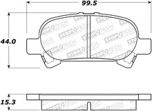 Load image into Gallery viewer, StopTech 02-06 Toyota Camry Street Performance Rear Brake Pads
