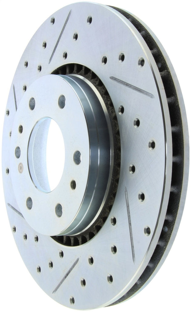 StopTech Select Sport 05-09 Chevrolet Trailblazer SportStop Slotted & Drilled Front Right Rotor