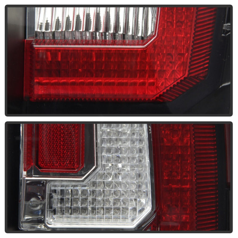 Spyder Chevy Suburban/Tahoe 07-14 V2 - Light Bar LED Tail Lights - Black ALT-YD-CSUB07V2-LED-BK