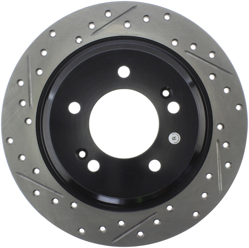 StopTech 13-18 Kia Optima SportStop Slotted & Drilled Rear Right Rotor