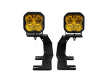 Diode Dynamics 14-19 Silverado/Sierra SS3 LED Ditch Light Kit - Sport Yellow Combo