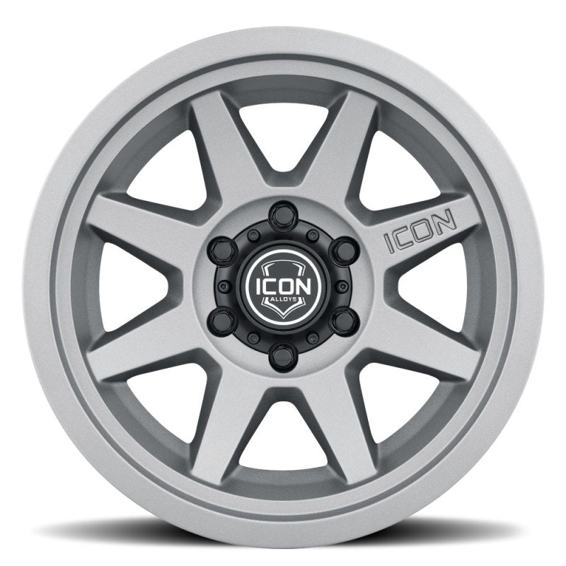 ICON Rebound 17x8.5 6x5.5 25mm Offset 5.75in BS 95.1mm Bore Charcoal Wheel