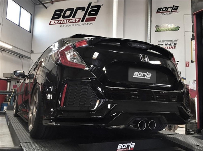Borla 16-17 Honda Civic Sport 1.5L AT/MT Hatchback S-Type Catback Exhaust - GTR Auto