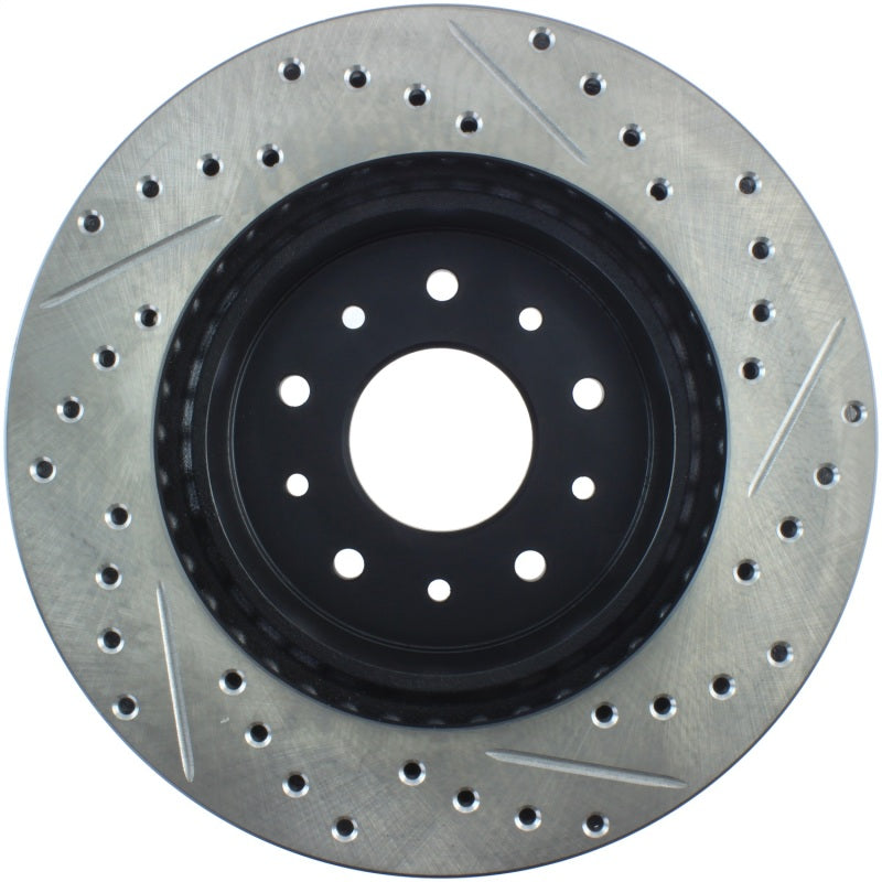 StopTech 63-82 Chevrolet Corvette Front Right Slotted & Drilled Rotor