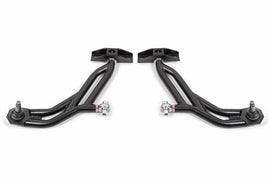 BMR 10-14 Ford Mustang Adj. Lower A-Arms w/ Delrin/Rod End / 19mm Tall Ball Joint - Black Hammertone - GTR Auto