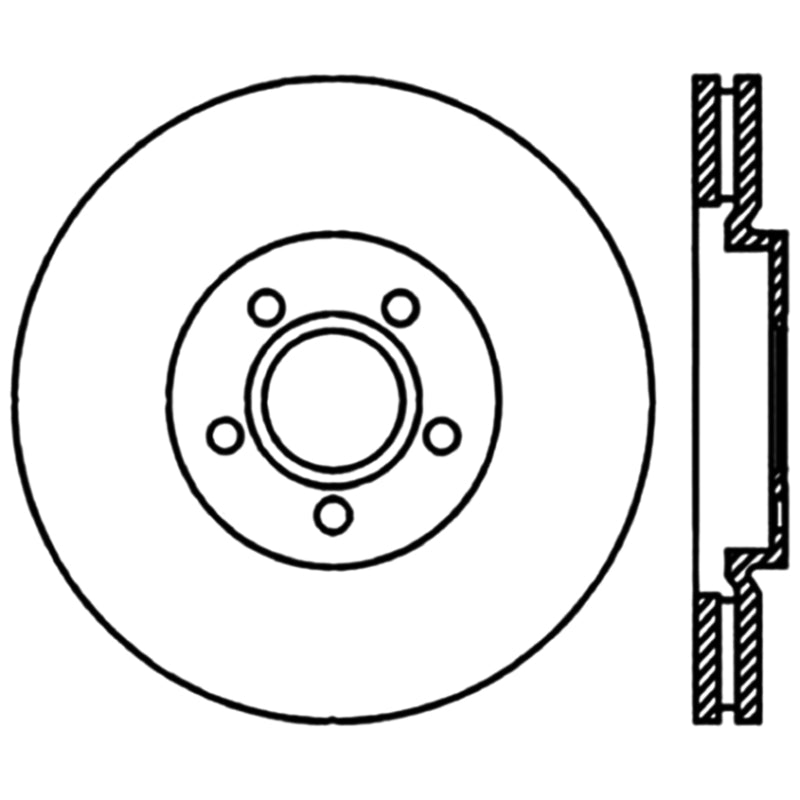 Stoptech 03-05 SRT-4 Front CRYO-STOP Rotor