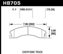 Load image into Gallery viewer, Hawk Chevy/GMC Express/Silverado/Savana/Sierra 15/25/35/4500 Super Duty Rear Street Brake Pads