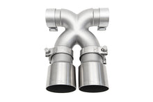 Load image into Gallery viewer, SOUL 17+ Porsche 718 Cayman / Boxster Bolt-On X-Pipe w/ Tips - Straight Cut Brushed Finish Tips