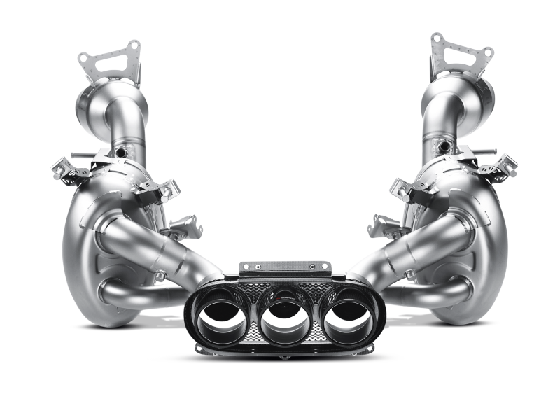 Akrapovic 10-15 Ferrari 458 Italia/458 Spyder Slip-On Line (Titanium) w/ Carbon Tips