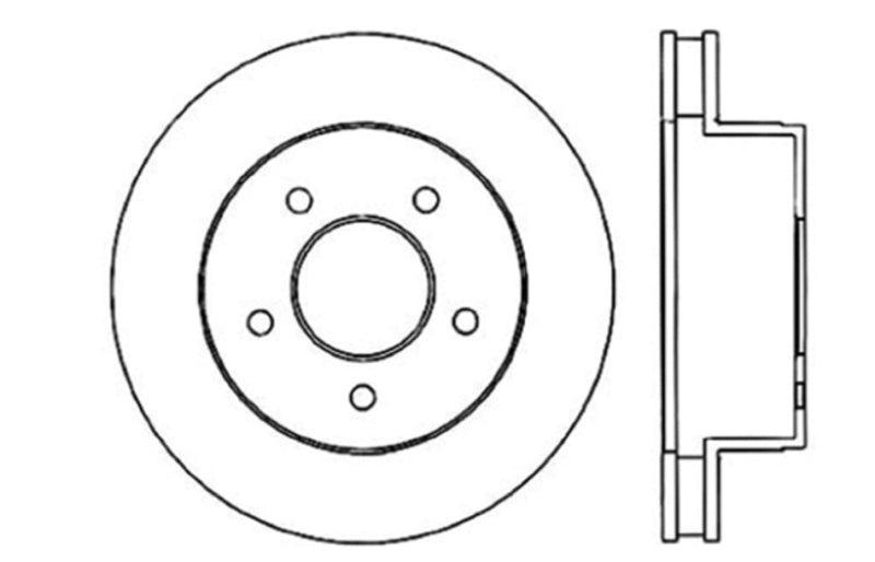 StopTech Drilled Sport Brake Rotor