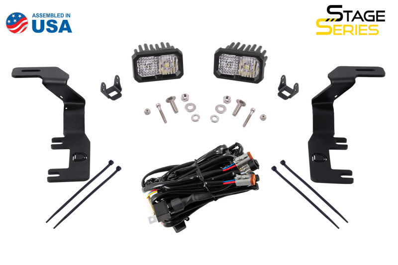 Diode Dynamics 15-21 Colorado/Canyon SS3 LED Ditch Light Kit - Sport White Combo