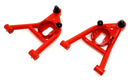 BMR 64-72 A-Body Non-Adj. Lower A-Arms (Polyurethane) - Red - GTR Auto