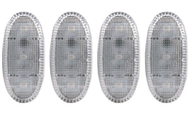 ANZO 2011-2016 Ford F-350 LED Fender Light Kit Clear 2pc Amber / 2pc Red