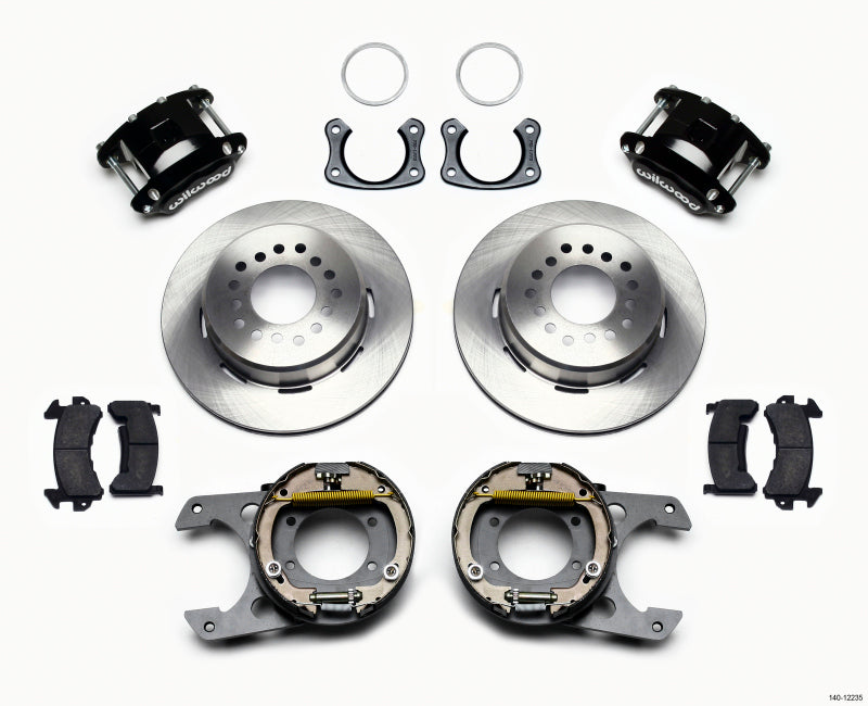 Wilwood D154 P/S Park Brake Kit New Big Ford 2.50in Off Front Mount