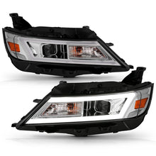 Load image into Gallery viewer, Anzo 14-20 Chevrolet Impala Square Projector LED Bar Headlights w/ Chrome Housing