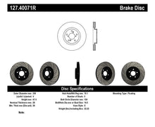 Load image into Gallery viewer, StopTech 07-08 Acura MDX SportStop Slotted &amp; Drilled Right Front Rotor