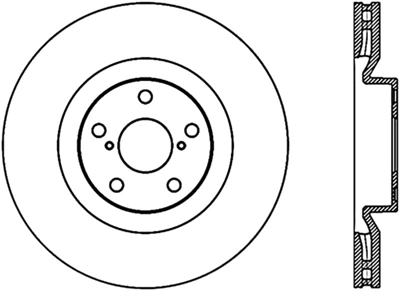 StopTech Drilled Sport Brake Rotor