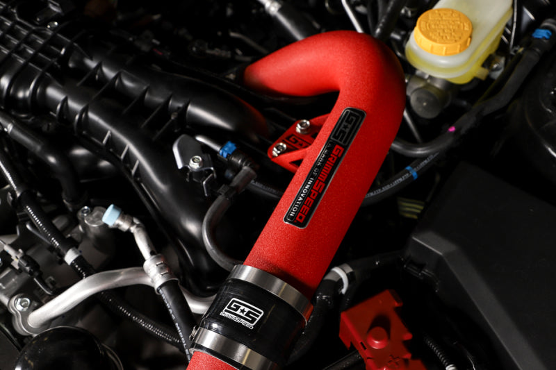 GrimmSpeed 2015+ Subaru WRX Front Mount Intercooler Kit Black Powder Core / Red Pipe
