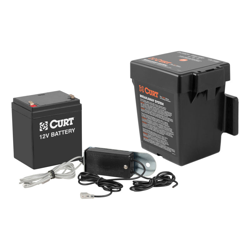 Curt Push-to-Test Breakaway Kit w/Top-Load Battery