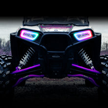 Load image into Gallery viewer, Oracle 1421 Polaris RZR 900/1000 Turbo Dynamic RGB+A Seq Turn Signal Headlight Halo Kit