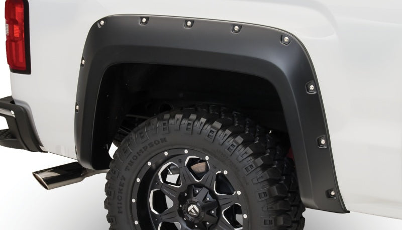 Bushwacker 14-15 GMC Sierra 1500 Pocket Style Flares 4pc - Black