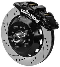 Load image into Gallery viewer, Wilwood 70-81 FBody/75-79 A&amp;XBody AERO6 Frt BBK 14in D/S Rtr Blk Calipers Use w/ Pro Drop Spindle