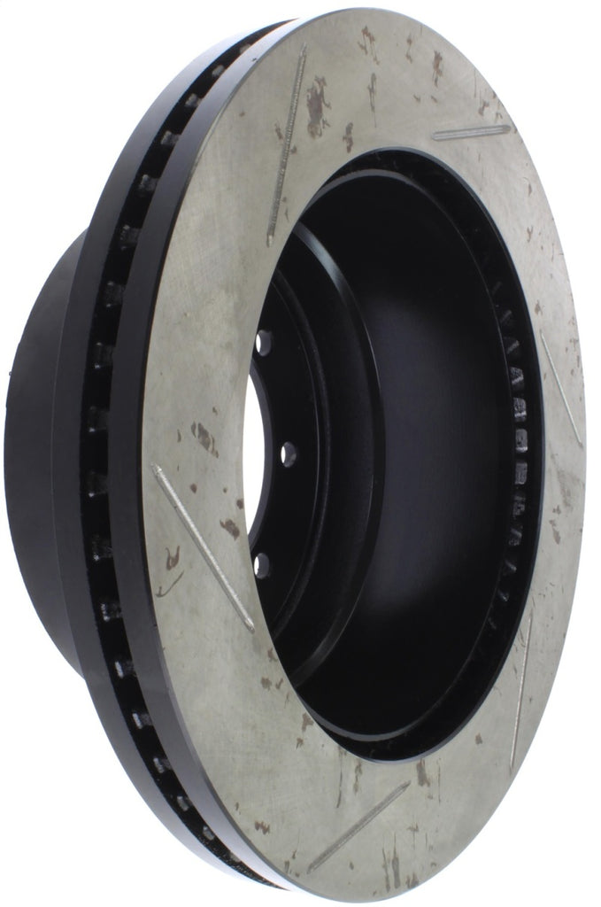 StopTech 12-20 Ford F-350/450 Super Duty Rear Left Sport Slotted Rotor