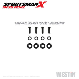 Westin 2005-2020 Chevrolet/Nissan/Toyota Sportsman X Mesh Panel (Textured Black) - GTR Auto