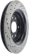 Load image into Gallery viewer, StopTech 03-09 Saab 9-3 Slotted &amp; Drilled Left Rear Rotor