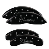 MGP 2 Caliper Covers Engraved Front GMC Black Finish Silver Characters 2008 GMC Canyon