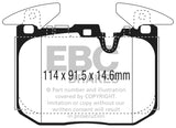 EBC 14+ BMW I8 1.5L Turbo/Electric Ultimax Front Brake Pads