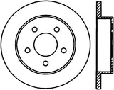 StopTech Power Slot 94-02 Mustang (Excl Cobra)/03-04 Mustang Base/GT Rear Left Cryo Slotted Rotor