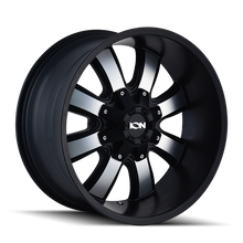 Load image into Gallery viewer, ION Type 189 18x10 / 5x127 BP / -19mm Offset / 87mm Hub Satin Black/Machined Face Wheel