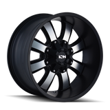 ION Type 189 18x10 / 5x127 BP / -19mm Offset / 87mm Hub Satin Black/Machined Face Wheel