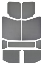 Load image into Gallery viewer, DEI 18-23 Jeep Wrangler JL 4-Door Boom Mat Headliner - 9 Piece - Gray Leather Look