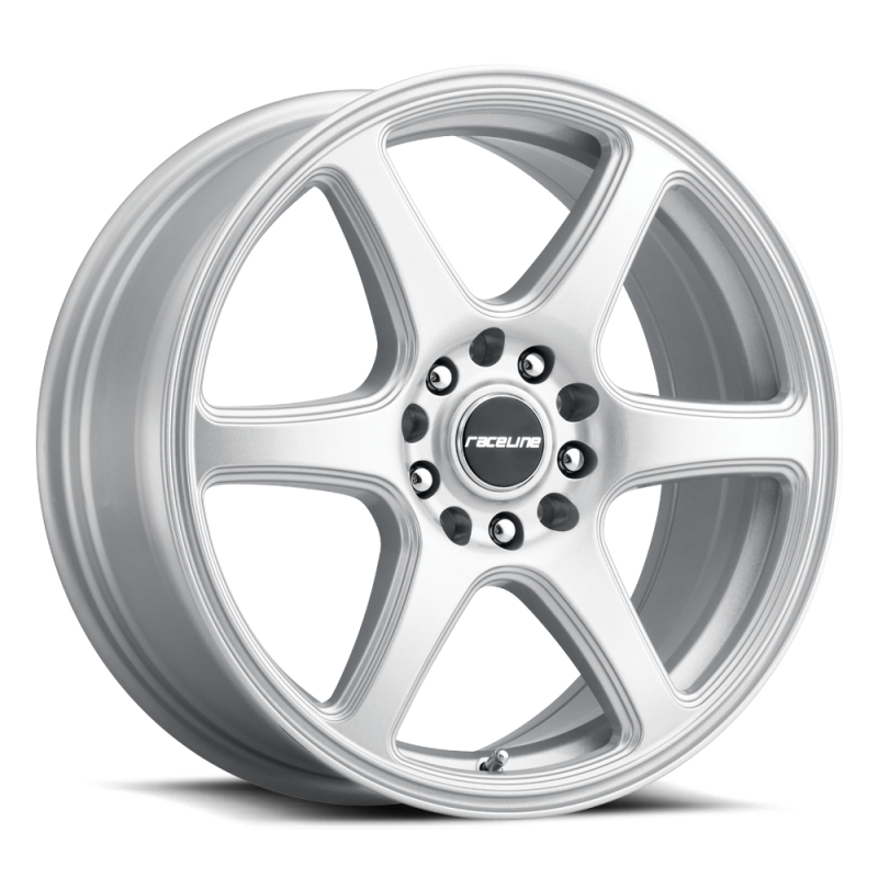 Raceline 146S Matrix 16x7in / 5x110/5x115 BP / 40mm Offset / 72.62mm Bore - Gloss Silver Wheel