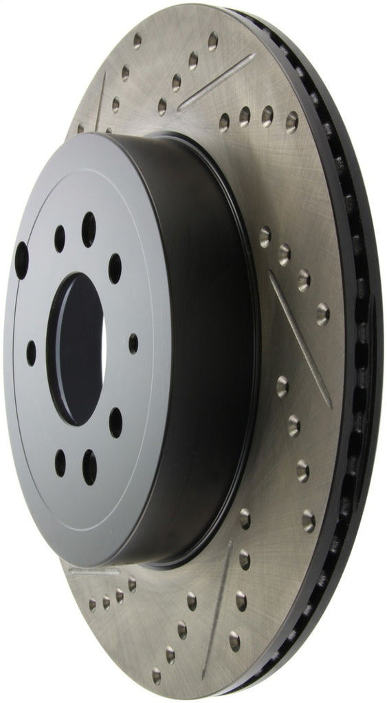 StopTech 07-09 Mazda CX-9 Right Rear Slotted & Drilled Rotors