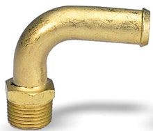 Load image into Gallery viewer, Moroso Streamline Fuel Line Fitting - 3/8in NPT to 1/2in Hose - 90 Degree - Single