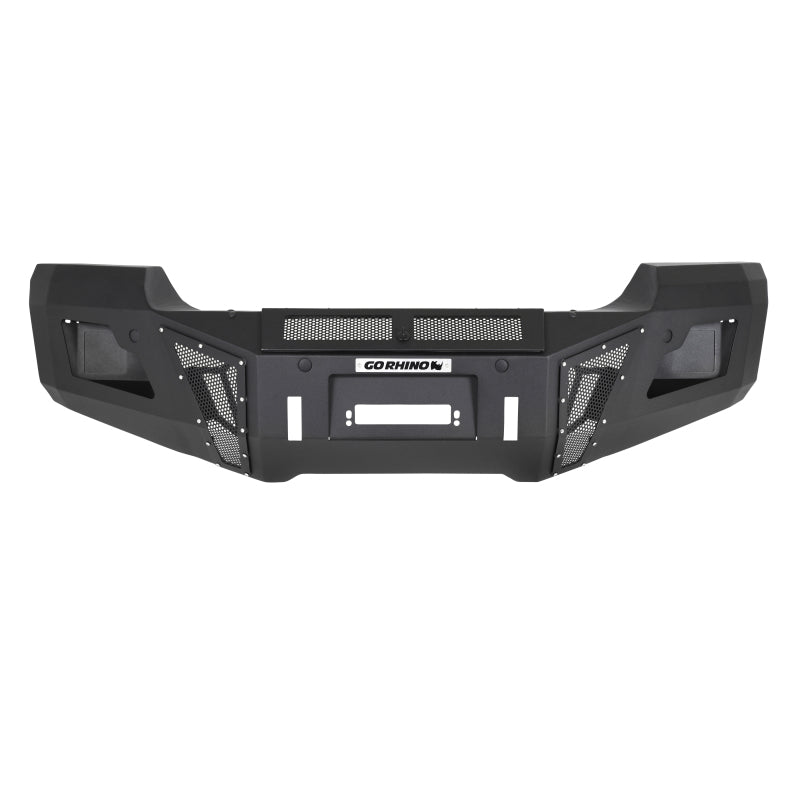 Go Rhino 15-19 GMC Sierra 2500HD/3500HD BR11 Front Bumper Replacement - Tex. Black - GTR Auto