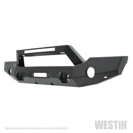 Westin 18-20 Jeep Wrangler WJ2 Full Width Front Bumper w/LED Light Bar Mount Textured Black - GTR Auto