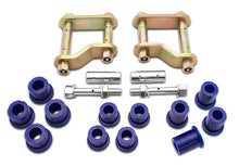 Load image into Gallery viewer, SuperPro 2005 Nissan Frontier LE Rear Greasable Shackle and Bushing Kit