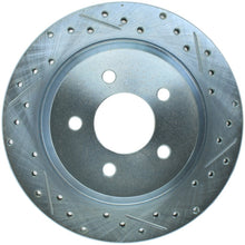 Load image into Gallery viewer, StopTech Select Sport 94-04 Ford Mustang Slotted and Drilled Left Rear Rotor