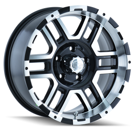 ION Type 179 16x8 / 8x165.1 BP / 10mm Offset / 130.8mm Hub Black/Machined Wheel